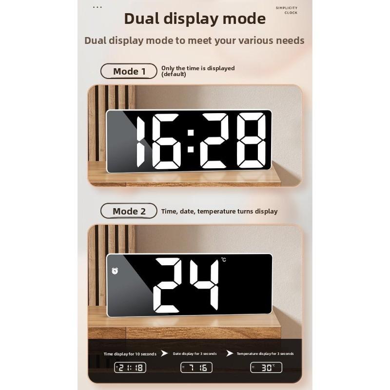 Numeric Modern Electronic Table Clock Desktop Alarm Clocks Digital Display Tool