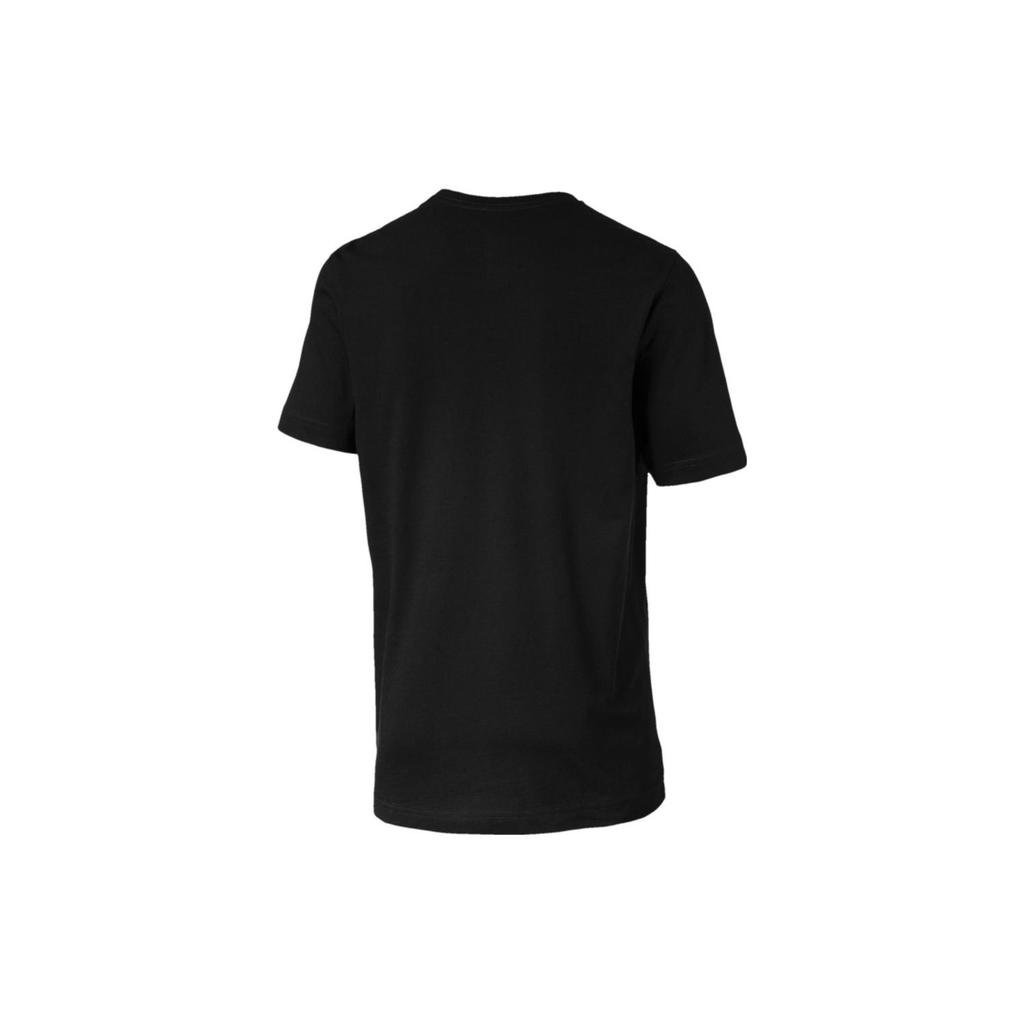 PUMA T Shirts Men's Black Crew Neck Moderate Straight Fit 851740-01