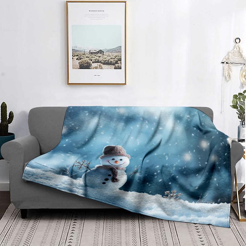 Hjemmedekorasjon plysj pledd sofateppe sengeteppe seng fluffy myke tepper dekor rutete moderne Halloween god jul vinter