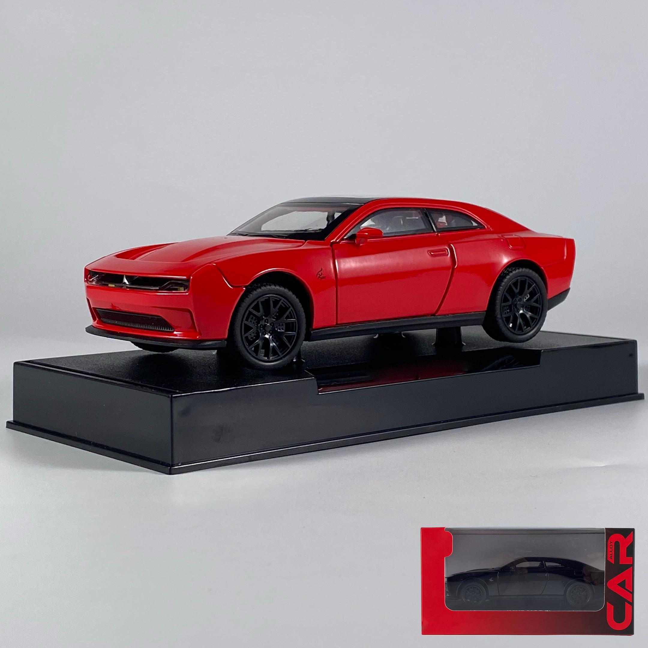 

1:32 Dodge Charger Daytona SRT EV Hellcat SRT Легкосплавна Лита Модель Автомобіля Прикраса Колекція Хобі Орнаменти Святковий Подарунок Хлопчики