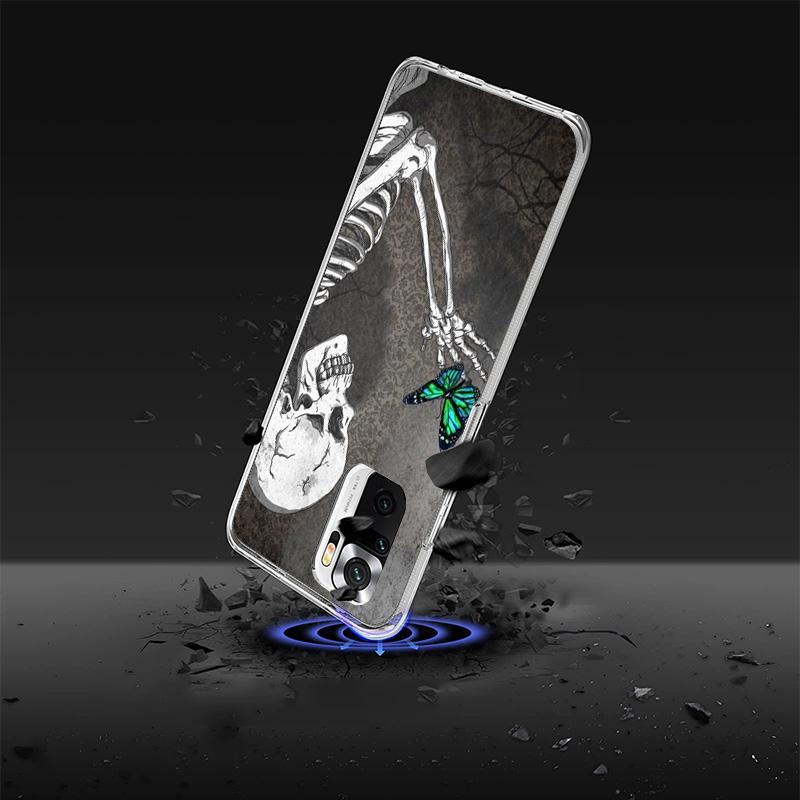 Retro Skull Butterfly Phone Case for Samsung Galaxy A17 A16 A15 A14 A13 A57 A56 A55 A54 A53 A37 A36 A35 A34 A33 A26 A25 A24 A23