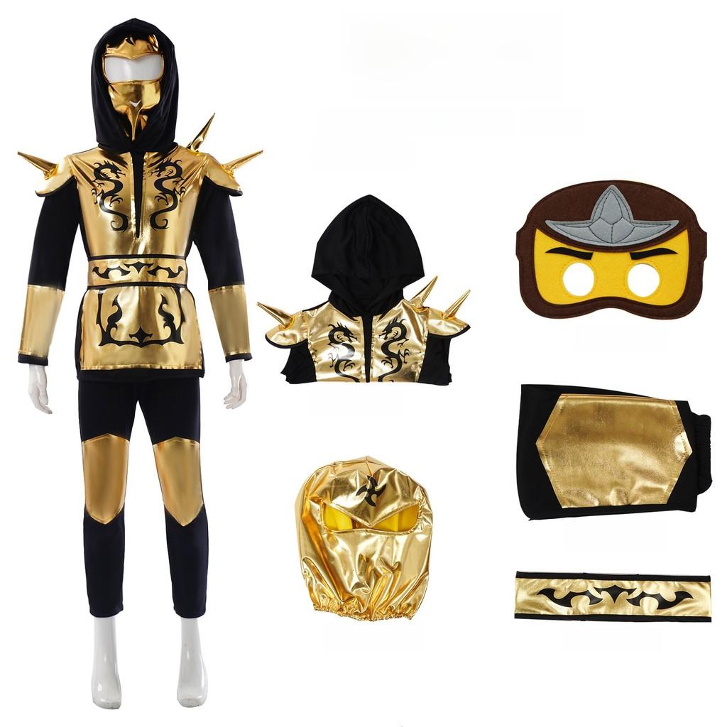 Ninja Children Cosplay Costume With Polyester Fabric For Anime Role Play