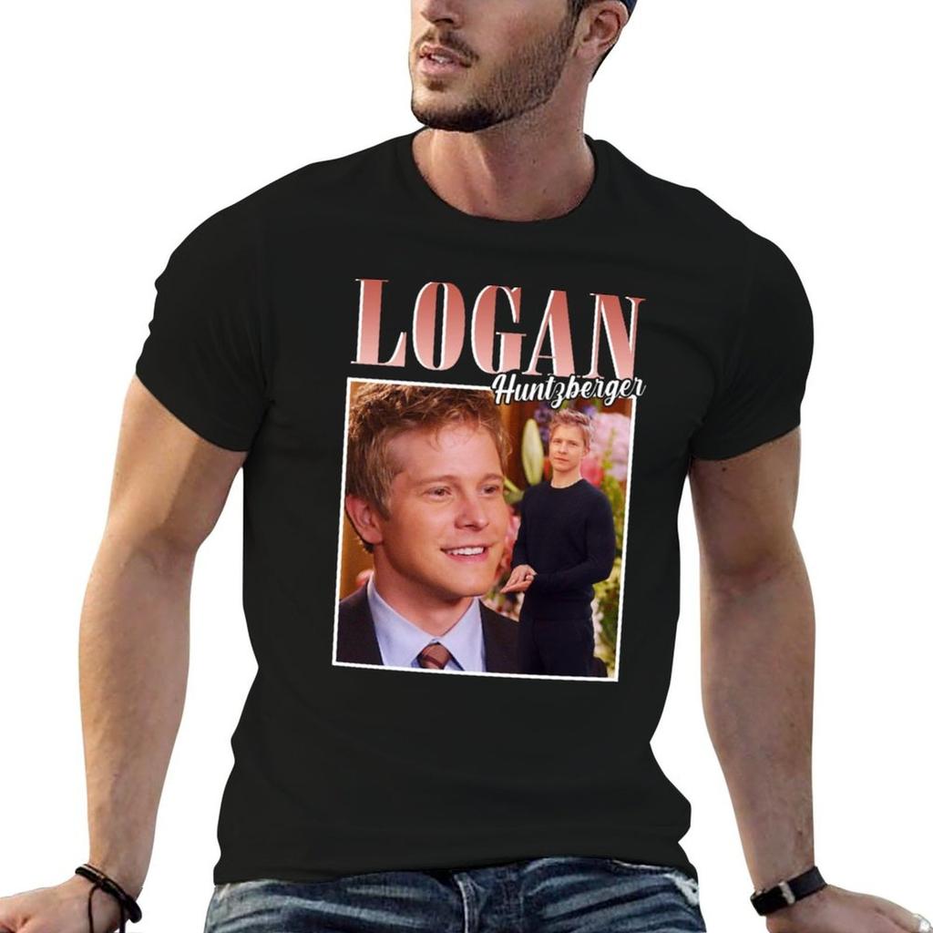 Logan Huntzberger Signature Vintage Retro Style TShirt Unisex t shirts for Unisex casual essential t shirt TShirt