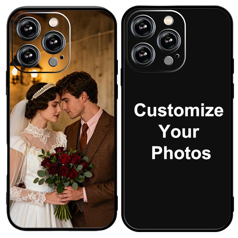 Coque Personnalisée Pour iPhone 17 Air 16 16E 15 14 13 12 11 Pro Max Mini SE XS XR 7 8 Plus Cadeaux de Noël Famille Et Couples