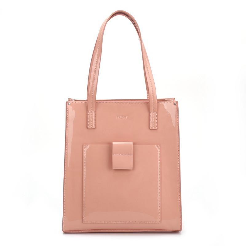 

New jelly handbag plus fresh and sweet shoulder armpit bag large capacity tote bag рожевий