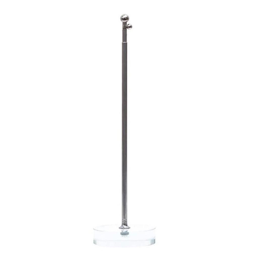 Flaggenständer Für Garten – Aus Schwarzem Schmiedeeisen, Mit Anti-Wind-Clip, 94,2cm Hoch, 43,2cm Breit