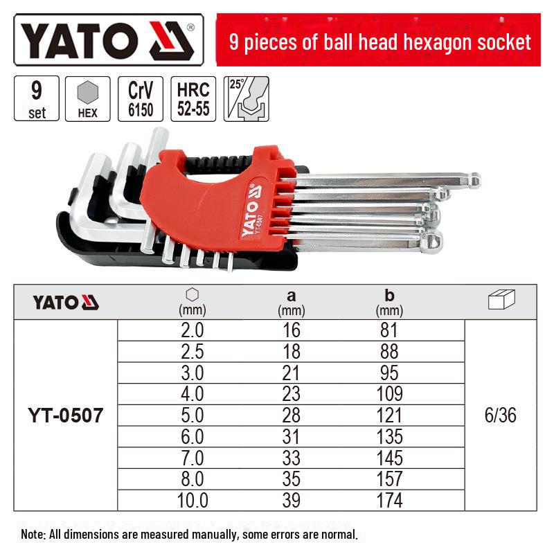 Yiertuo Hexagonal Wrench & Screwdriver Set