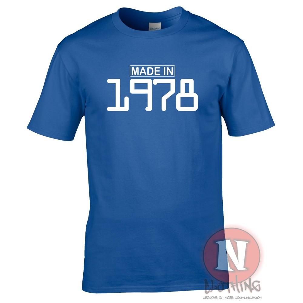 Made In 1978 TShirt Birthday Celebration Funny Party Gift Present Teeshirt