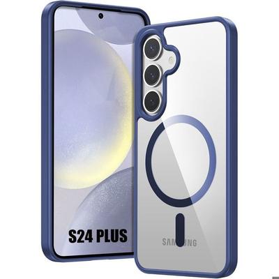 Etui ochronne - BOOLING - dla Samsunga Galaxy S24 Plus - Wstrząsoodporne - Silikonowe - Granatowe