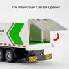 1/32 City Sweeper Model Toy Car Metal Diecast Sanitation Garbage Trucks Sound Light Pull Back Engineering for Kids Edutainment
