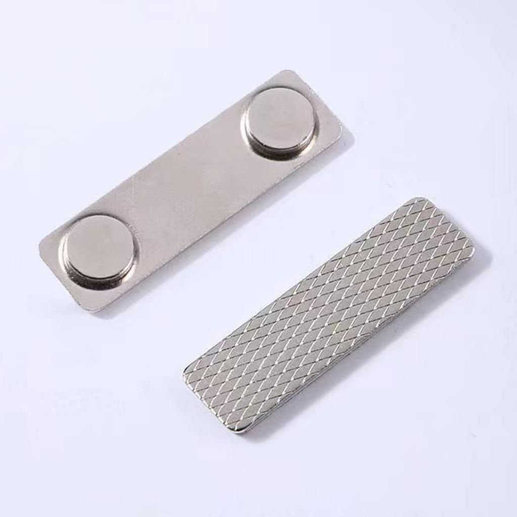 Magnetic Badge Clasps Magnetic Clips for Name Tags ID Cards and Work Pins Secure Fastener for Office School or Events