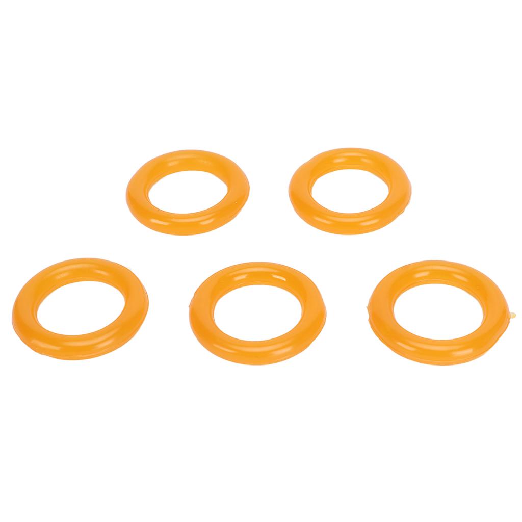 20pcs Bobbin Winder Rubber Tire Ring Flexible Elastic Portable Bobbin Winder Ring for Replacement Yellow