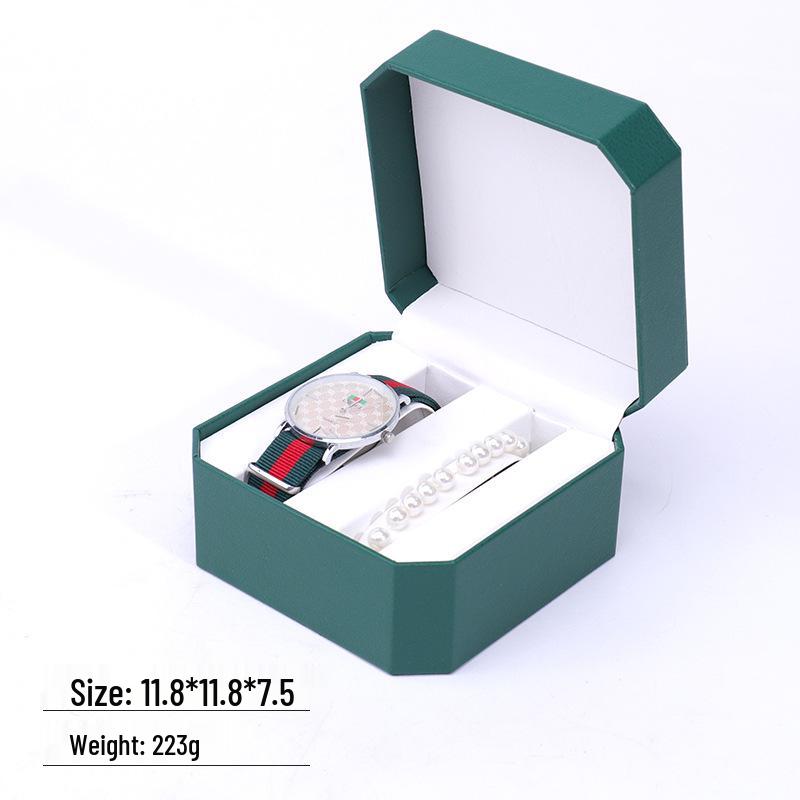 PU Watch Box: Flip-Top Display & Storage for a High-End Feel