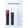 Concealed Camera Detector, Portable RF Signal Scanner, Bug, Monitor Detector, GPS Tracker, Suitable for Home, Car, Office, Hotel, Travel