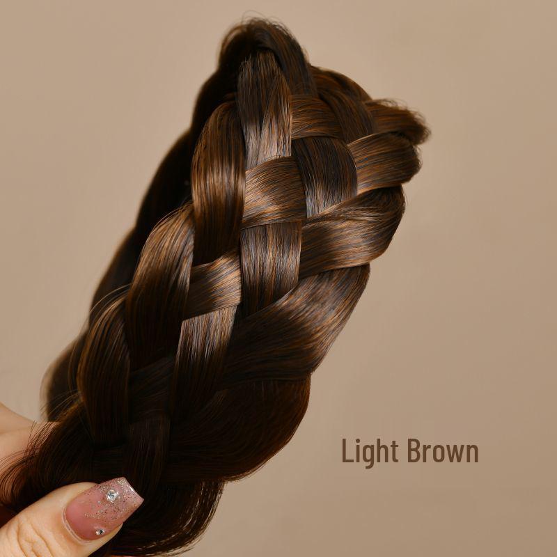 

Коса «Рыбий хвост» Пятипрядная Высокая Корона Невидимая Повязка для Увеличения Объема Волос