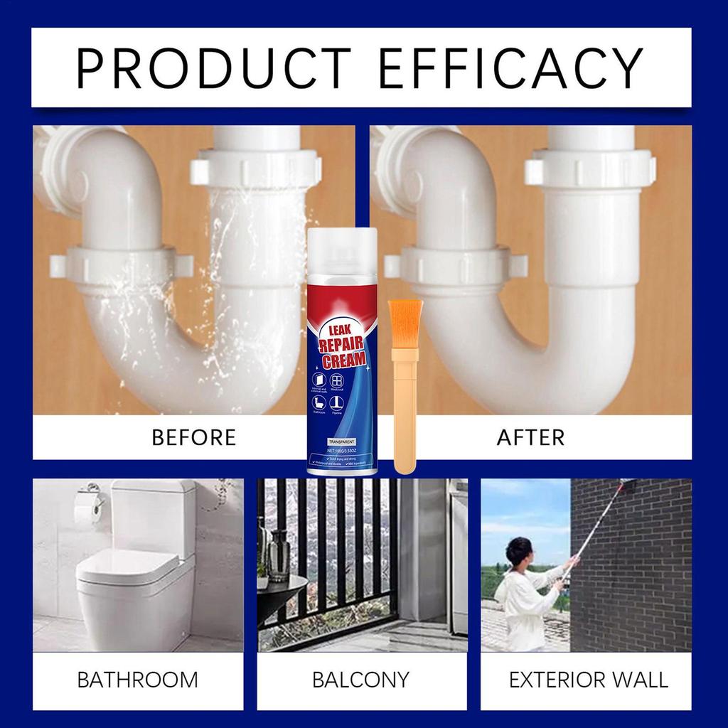 Waterproof Sealant 100ml Leak Repair Waterproof Sealant Super Strong Bonding Household Repair Tool Mighty Sealant Cream