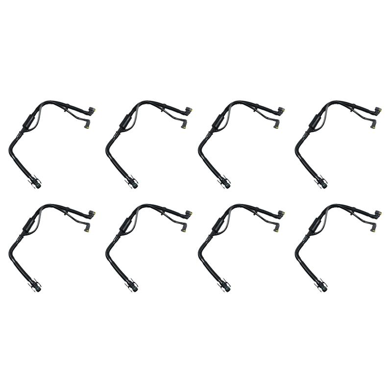 

8X Engine Crankcase Breather Pipes EW10J4 For 307 407 406 607 807 1.6V Citroen Picasso Sena 2.0 чёрный