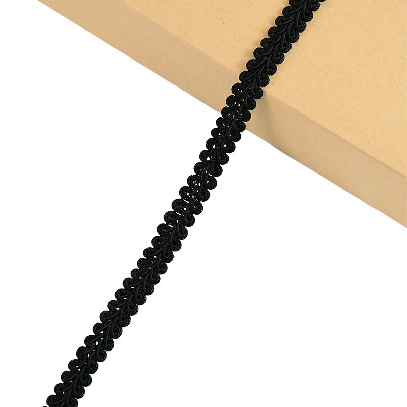 5yards 12mm Lace Trimming Ribbon Polyester Centipede Braided Lace Sewing Clothes Accessories Curve Lace DIY Craft Wedding Decor