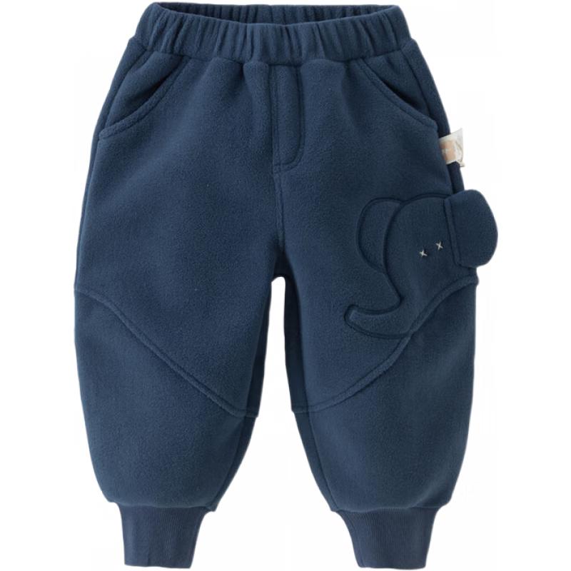 DAVE&BELLA Boys  Winter Warm Fleece Jogger Pants 80