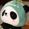 30/40cm Cute Panda Plush Toys Lovely Animal Bears Cosplay Unicorn Dinosaur Rabbit Flowers Pillow Stuffed Soft for Children Gift