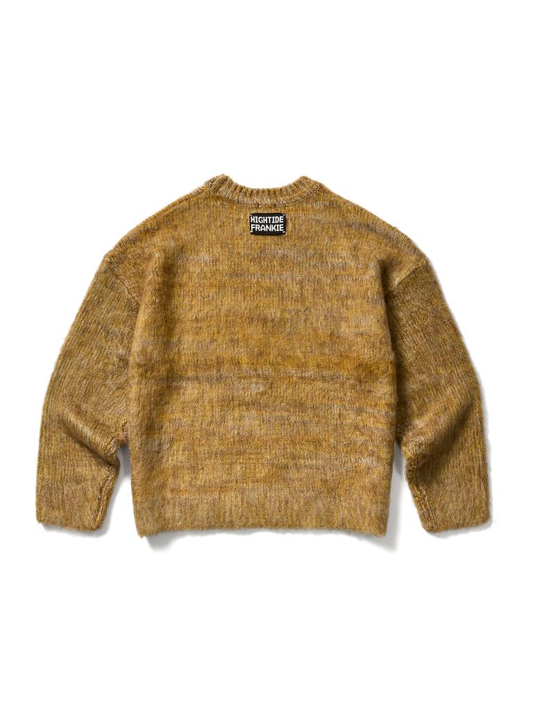 Haitaideupeulaengki Brushed Multi-Gradient Crew Knit Yellow