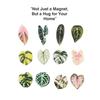 Green refrigerator stickers for home decoration. Interesting home decorations can give people small gifts