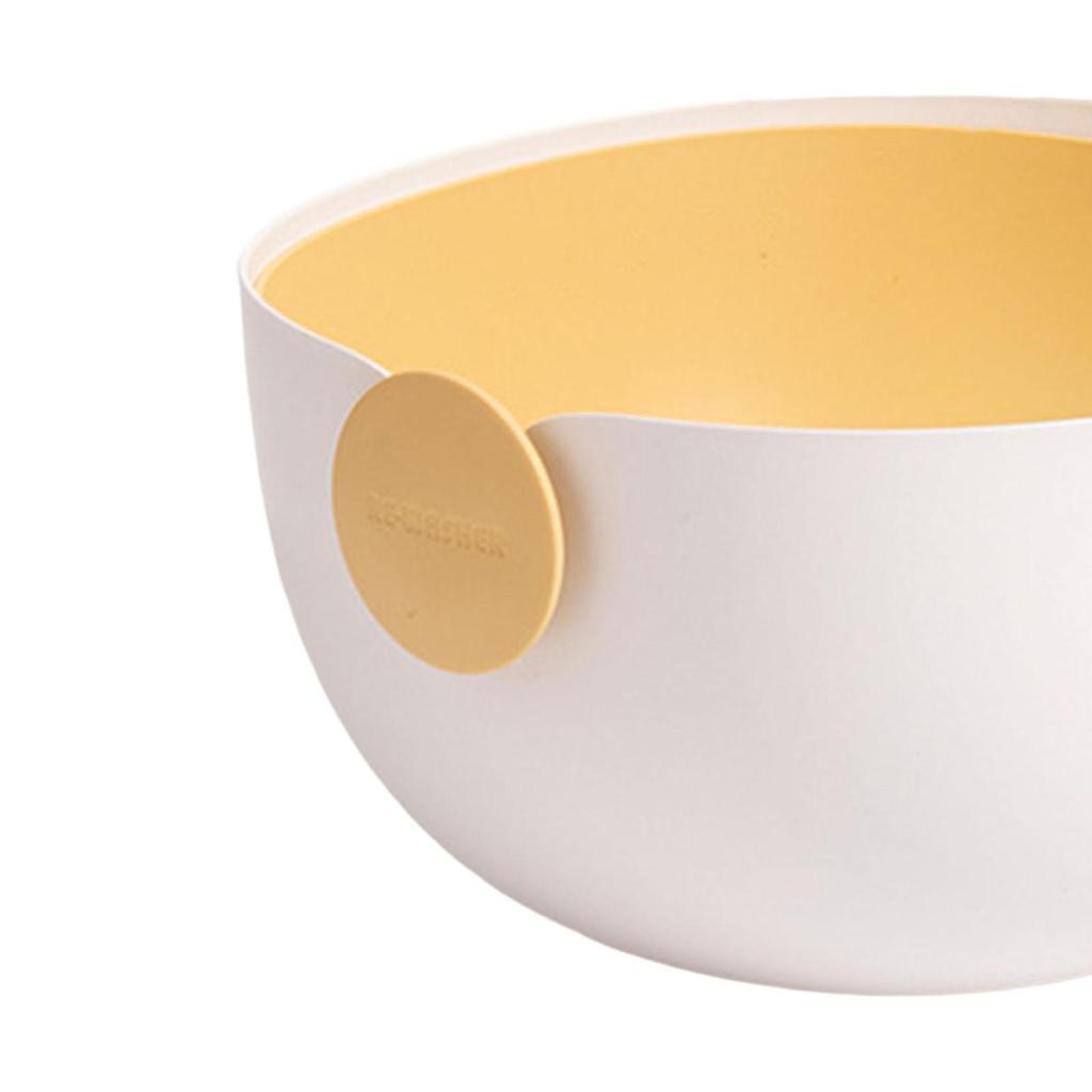 Double Layer Colander Igh Temperature Resistance Vegetable Bowl Rice Washer Strainer Drain