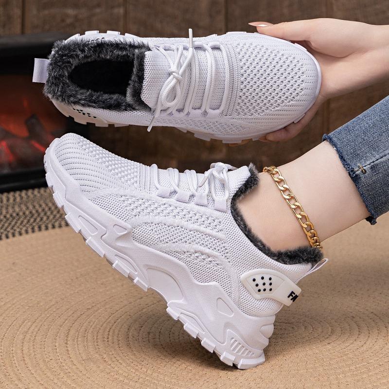 Cotton shoes women's new winter velvet thickened temu explosive thick-soled cotton boots lightweight short boots cold-proof and warm boots