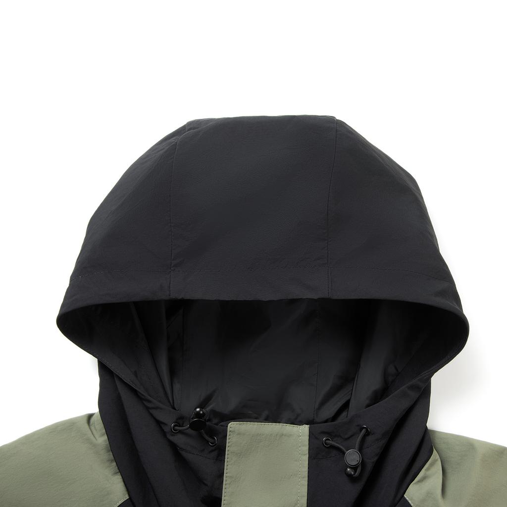 Li Ning Sports Lifestyle Series Hooded Logo Print Comfortable Casual Versatile Long Sleeve Windbreaker Men Outerwear AFDVE63-1