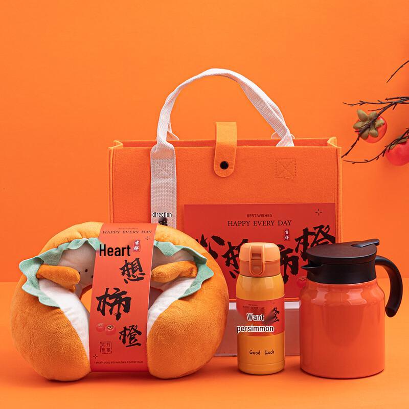 Thermal Bottle & Pillow Gift Set