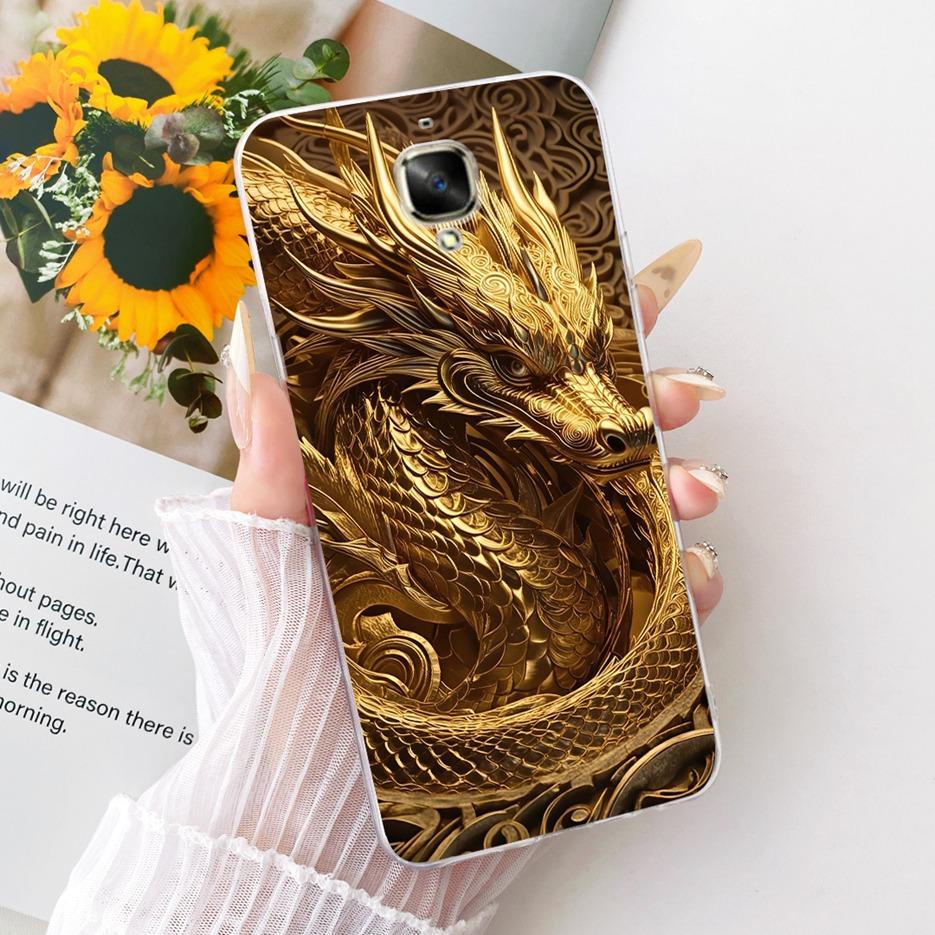 For Oneplus 3 Case A3000 Luxury Butterfly Tree Painted Cover 5.5'' Soft Silicone Phone Case For One plus 3 1+3 Oneplus3 4G Shell