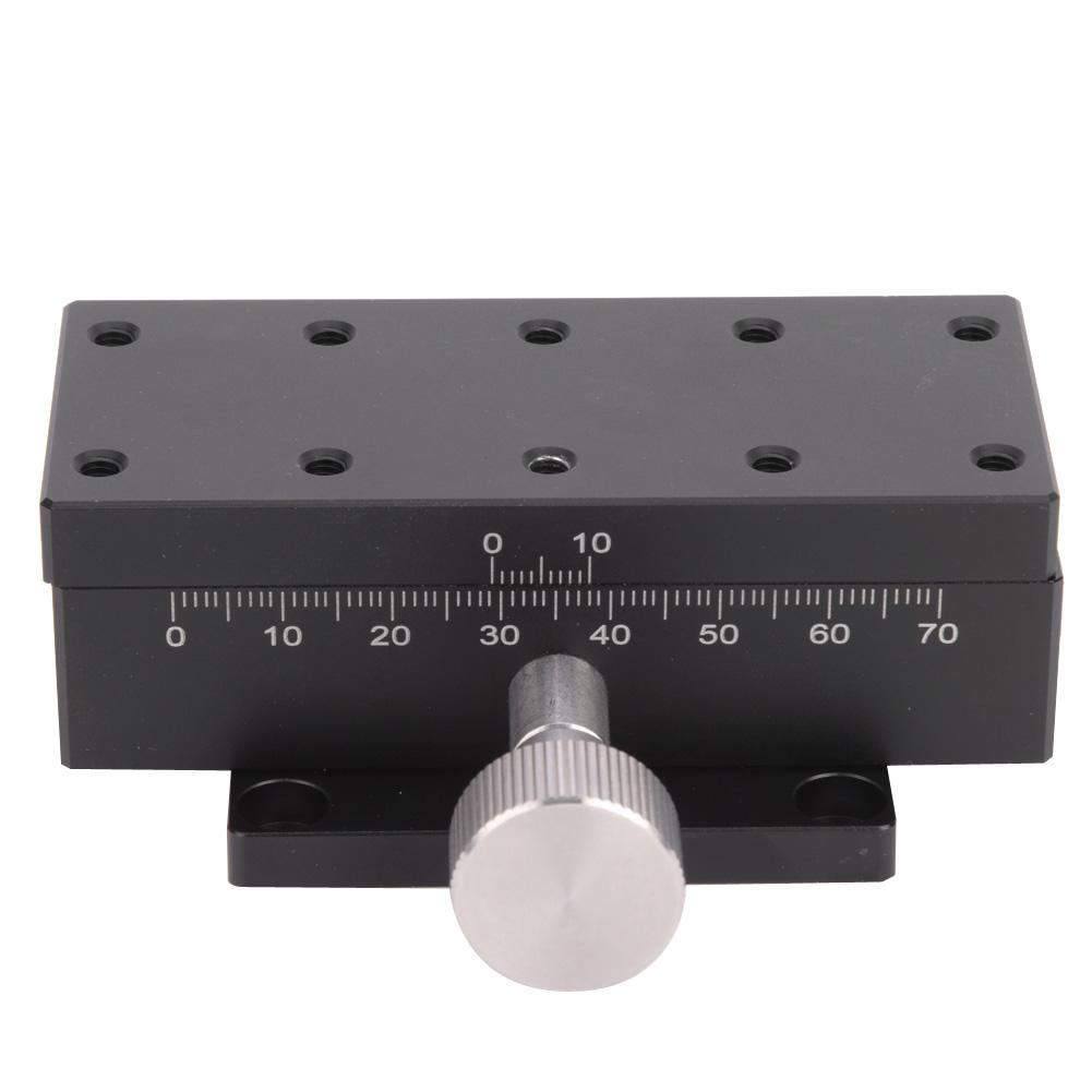 Manual Trimming Table Manual X Trimming  Gear  High Accuracy Adjustable Sliding Stage 40x90mm X Trimming
