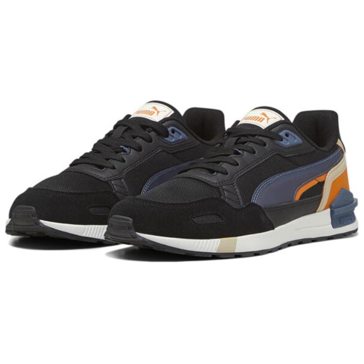Puma Graviton Tera Retro Versatile Low-Top Lifestyle Sneakers Unisex Sneakers Black 383058-16