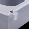 Transparent Pigeon Anti Scattering Food Box Plastic with Lid Carrier Pigeon Food Box Large Capacity Anti-splash