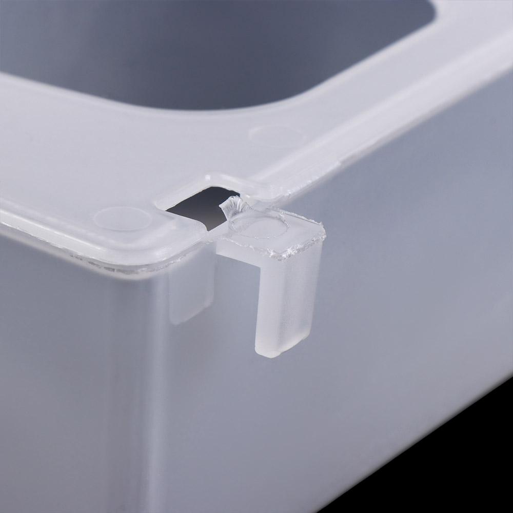 Transparent Pigeon Anti Scattering Food Box Anti-splash Plastic Carrier Pigeon Food Box with Lid Large Capacity