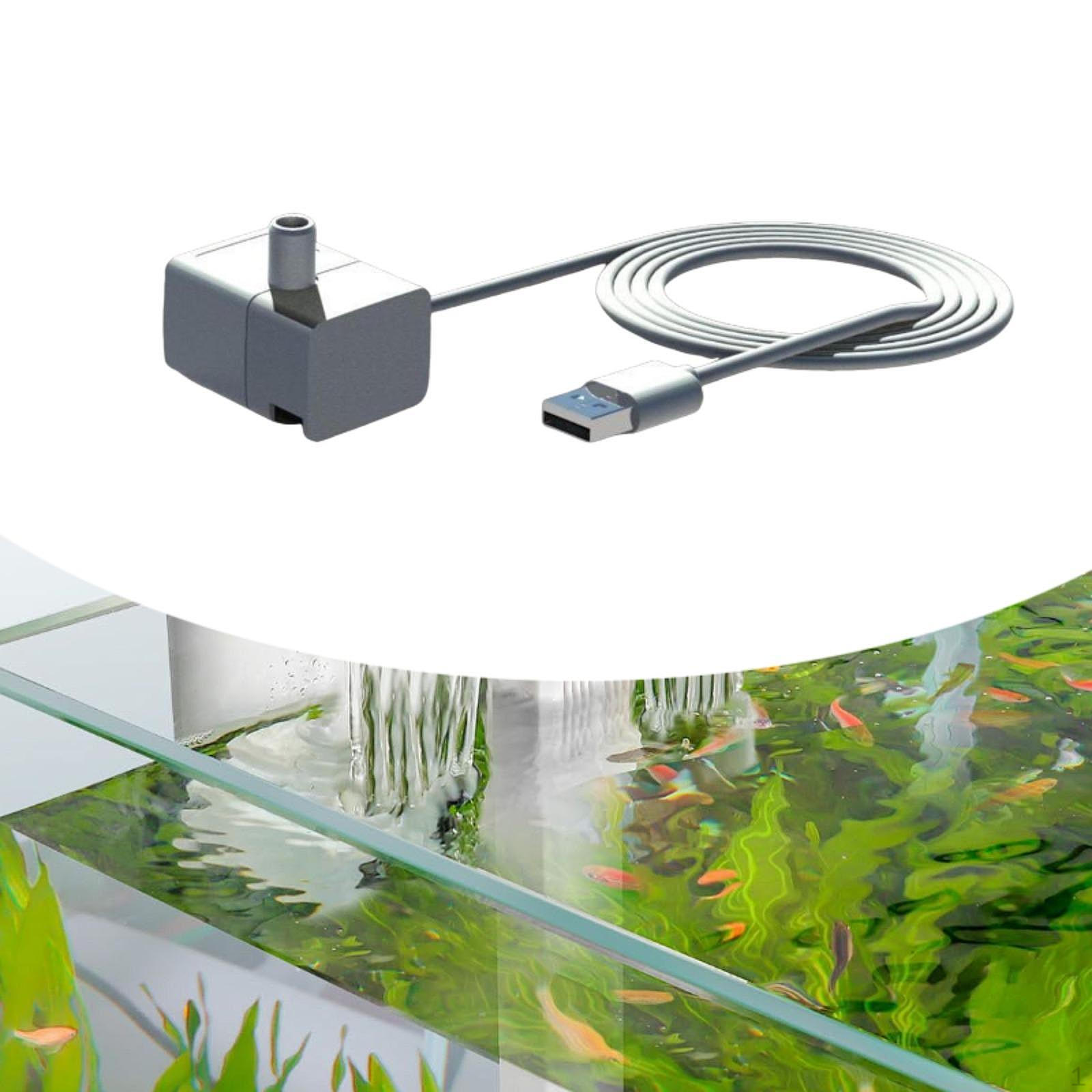 

Мини-погружной водяной насос USB Многоцелевой Прочный, Маленький, Тихий для аквариума Pump