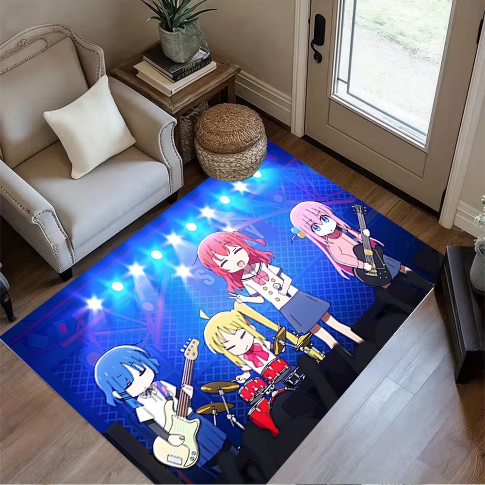 Rock Star Night Floor Mat Design for Living Rooms Study room Playrooms Decorate room Antislip Carpet Decorate Offices Birthday/Christmas Gift