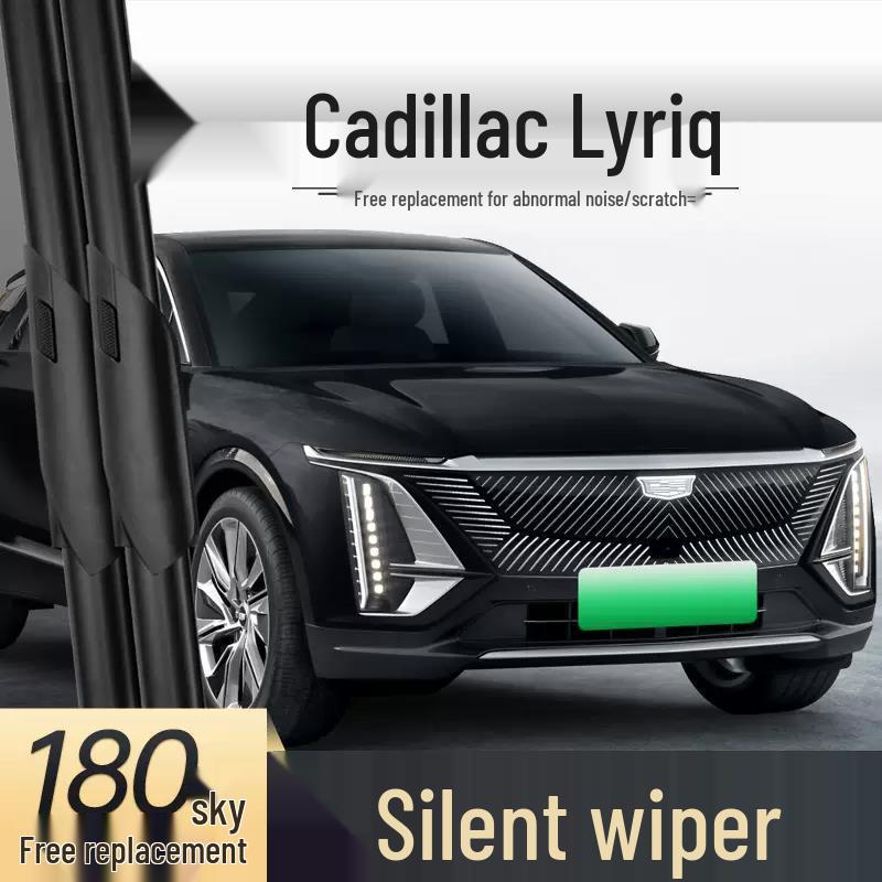 

Cadillac Lyriq Silent Frameless Wiper Blades - Car-Specific Rubber Strip Accessory Cadillac LYRIQ 2022-2024 Models