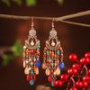 Bohemian Long Tassel Earrings For Women Bead Handmade Tassel Earrings Boho Gold Color Drop Dangle Jewelry Boucle Oreille Femme
