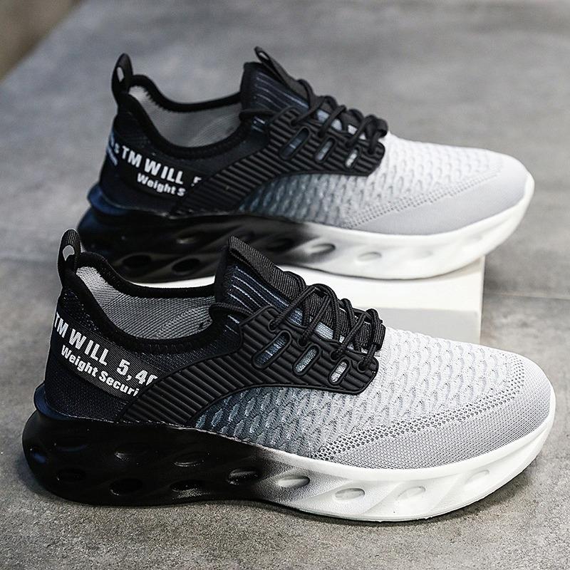 

Summer Hot Selling Lightweight and Comfortable Sports Shoes Marathon Running Shoes Breathable Versatile Fashiona Walking Shoes 36 черный серый