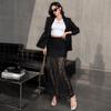 Transparent Lace Skirt Midi Length See-Through Skirt Breathable High Waist Half Dress  Daily Wear