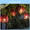 Camping Outdoor Solar Light String With Appearance Design Of Ladybug Decor For