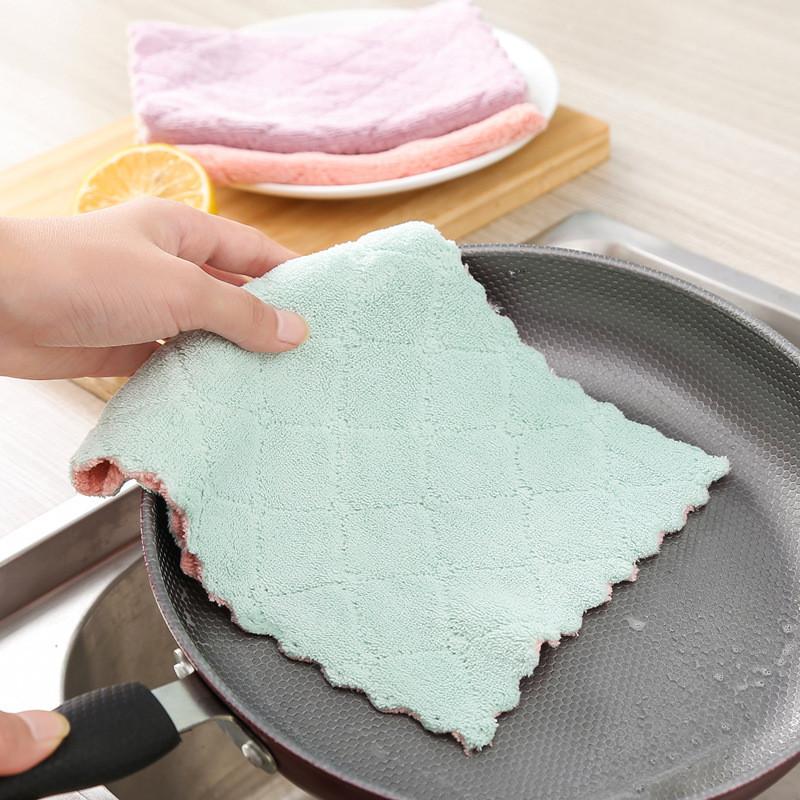 12-Pack Of Dish Towels For Kitchen Super Absorbent Kitchen Towels Microfiber Cleaning Rags Machine Washable