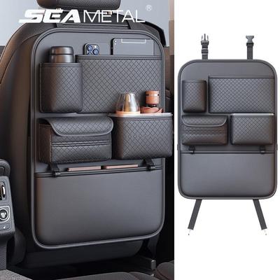 Organizzatore Schienale Sedile Auto Multitasche Borsa Portaoggetti per Sedile Posteriore Tappetino Anticalcio Resistente all'Usura