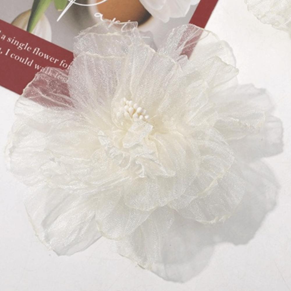 

Organza Material DIY Accessories Fabric Flower Wedding Dress Accessories Wedding