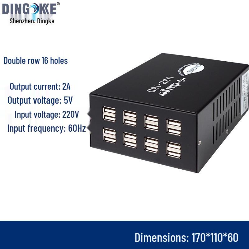 USB Multi-Port Charger: 10-100 Port Station with PD/QC3.0 Fast Charging - Charger King