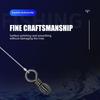 Brass Barrels Snap Swivels Rolling Balls Bearing Barrels Swivels with Safety Snap Fishing Tackle Fishing Line Connector