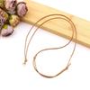 1.5Mm Brown Wax Leather Rope Necklace Handwoven Necklace Rope Adjustable Pendant Chain Mori Necklace N791