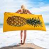 1PC Tropical Pineapple Beach Towel Polyester Quick Dry Travel Towel Unisex Lightweight Soft for Swimming Camping Surfing Beach E