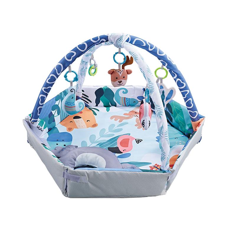 Sürünme Minderi ve Okyanus Top Havuzlu Büyük Kapalı Bebek Oyun Parkı